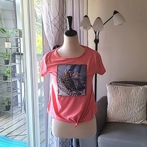 Urban freedom kids light pink blouse size 14/16